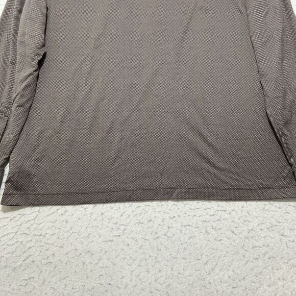 UNTUCKit Men's XXL Long Sleeve Polo Brown Collared Button Up Cotton Shirt - Picture 11 of 11